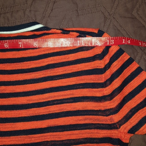 JCrew Striped Gauze Cardigan - Picture 6 of 8